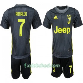 Fotbalové dresy Juventus Ronaldo 7 Dětské Alternativní Dres 2018/19 Krátký Rukáv
